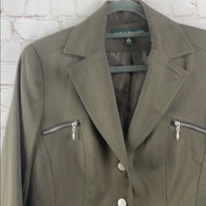 Harve Bernard green jacket blazer
